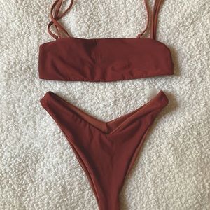 High-waisted, reversible bikini by Tribe Kelley♥️